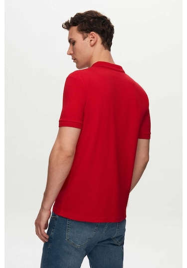 Ds Damat Regular Fit Kırmızı Pike Dokulu %100 Pamuk Kıvrılmaz Polo Yaka Nakışlı T-shirt 4HC14ORT51000 Kırmızı Ds Damat Regular Fit Kırmızı Pike Dokulu %100 Pamuk Kıvrılmaz Polo Yaka Nakışlı T-shirt 4HC14ORT51000 Kırmızı