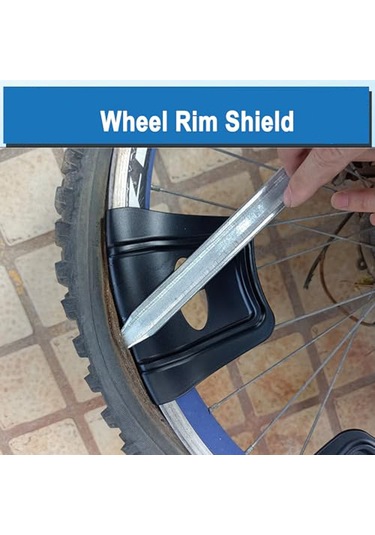 Mufunye Motosiklet Jant Koruyucu Nylon Lastik Değişim Aracı - Çiftli Siyah, Çizik Ve Değirmendere Koruması, Atv/dirt Bike Uyumlu