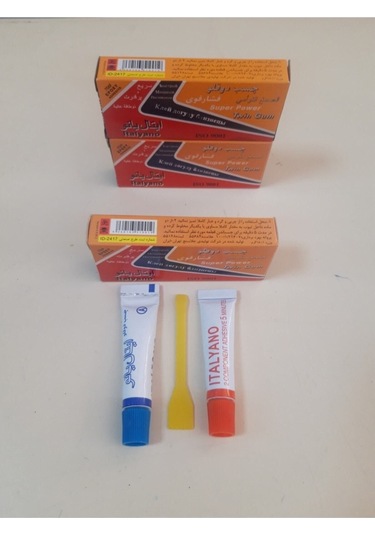 Jalasanj Ikiz Tüp Epoksi Plastik Çelik Yapıştırıcı -ıran Arap Yapıştırıcı-çift Karışım-3 Adet