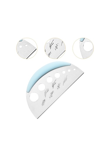 Homyl Kişniş Pazı Kekik Için Ot Soyucu Metal Kesici Yaprak Mavi