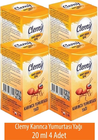 Clemy Karınca Yumurtası Yağı 4 x 20 ML