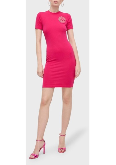 Versace Jeans Couture Bayan Elbise 76haot02 Cj03t G49 Fuşya Versace Jeans Couture Bayan Elbise 76haot02 Cj03t G49 Fuşya