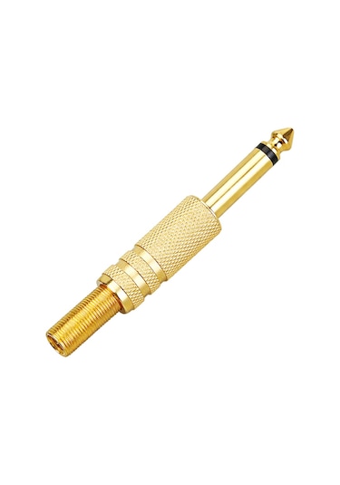 3.5 Mm Mono Gold Metal Fiş