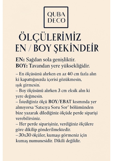 Kadife Dokulu Ada Fon Perde Salon Yatak Odası Bej