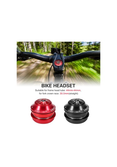 Lıxada 44-44mm Bisiklet Kulaklık Cnc Yüksek Hassasiyetli Y21222b Siyah Siyah