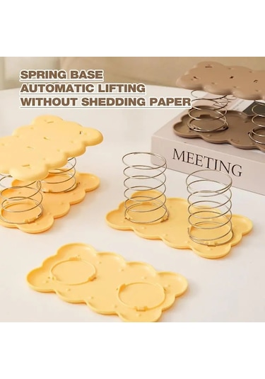 Kahve-yaratıcı Yay Tutucu Doku Kutusu İçin Otomatik Kaldırma Yaylı Doku Kutusu Dokular Yaylı Braket Araba Doku Kutusu Tutucu