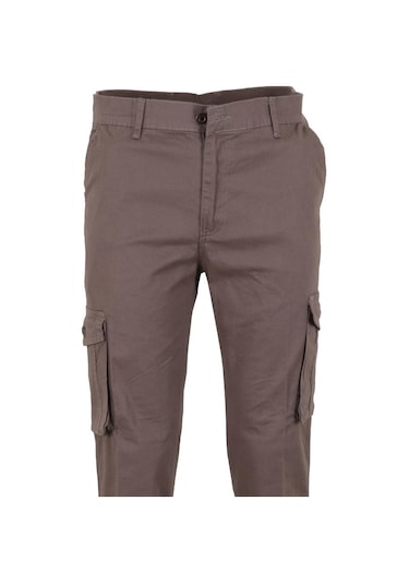 Modarar Erkek Keten Kargo Pantolon Kahverengi Rar01444 Modarar Erkek Keten Kargo Pantolon Kahverengi Rar01444