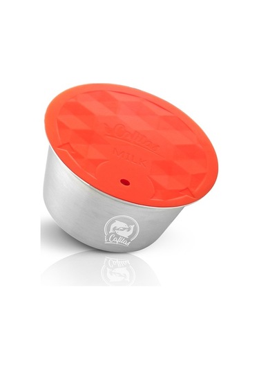 Bloomnest Dolce Gusto Uyumlu Tekrar Doldurulabilir Paslanmaz Çelik Süt Köpüğü Kapsülü Gümüş