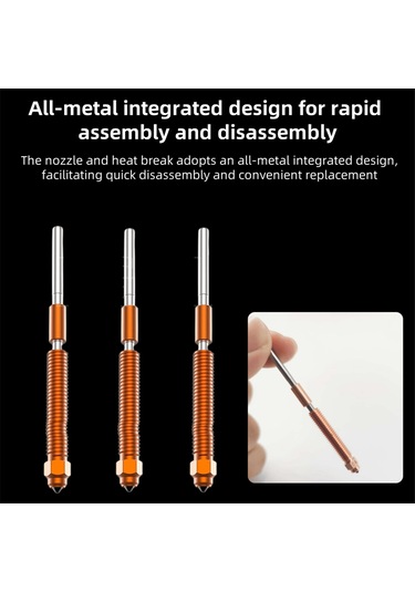 K2 Plus 3d Yazıcı Aksesuarları İçin K2 Plus Nozul Değiştirme Kiti 0.2mm