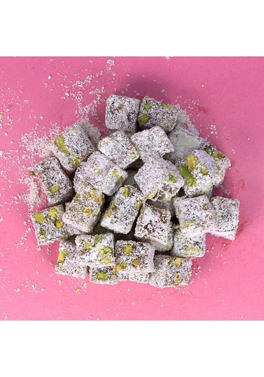 DermeOnline Lokum Çifte Kavrulmuş Hindistan Cevizli Duble Fıstık 260 G