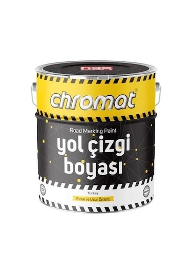 Haskan Chromat Yol Çizgi Boyası Siyah 2 L