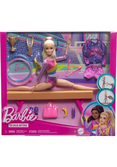 Mattel Barbie Jimlastik Yapıyor Hrg52