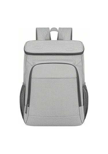 Yaozixa 24l Isı Ve Soğuk Saklama Özelliği İle Outdoor Çanta - Leakproof, Yalıtkan, Oxford Kumaş, Gece Güneşi İpucu Kenar Çantalar, Gri Gri