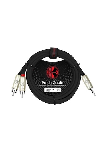 Kirlin 2Mt. Y Kablo 3.5Mm Trs Plus - 2Xrca