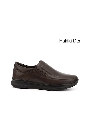 Gönderi(R) Erkek Koyu Kahve Hakiki Deri Comfort Ayakkabı Ddma79542132 Kahve