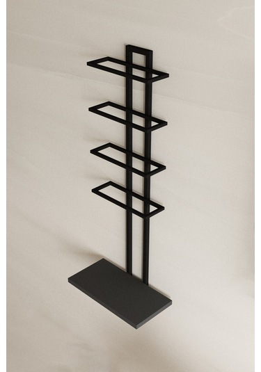 Aju Şaraplık Ve Kadeh Rafı Duvara Monte Şarap Mahzeni Modern Duvar Alkol Rafı Metal Ve Ahşap Tasarım Siyah