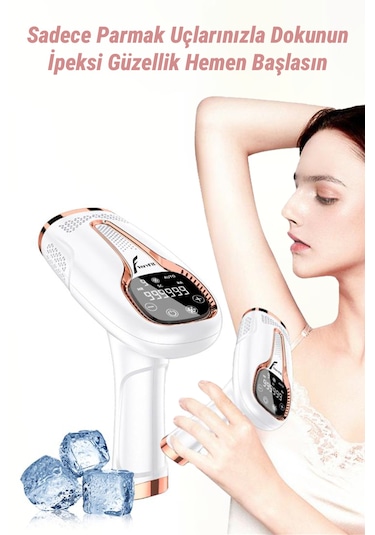 VeryFit Ipl Buz Lazer Epilasyon 999.999 Atım Otomatik Manuel Dokunmatik Ekran Ağrısız Epilatör