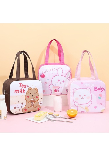 Öğle Yemeği Çantası Deforme Olmayan Su Geçirmez Taşıması Kolay Plaj Pikniği Yalıtımlı Çanta İş İçin Çok Renkli