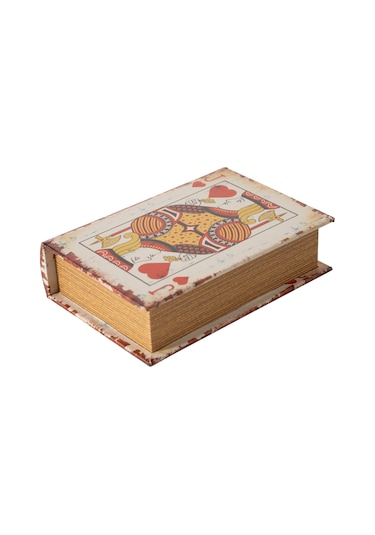 Mudo Home Kıng Of Hearts Kitap Kutu 14x5x20 Cm