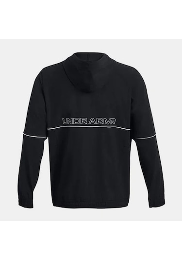 Under Armour Baseline Woven Erkek Siyah Ceket Düz 1383400 Siyah