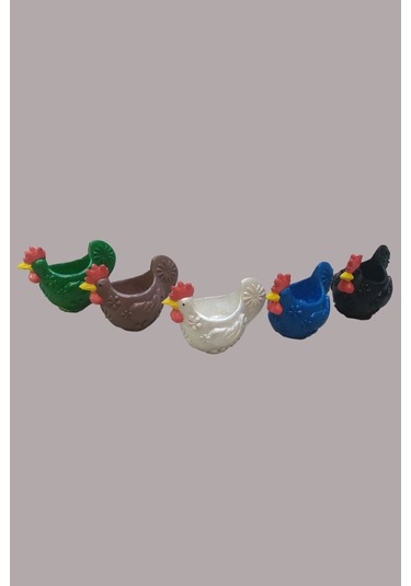 Horoz Yumurtalık Dekoratif Obje - 5 Adet