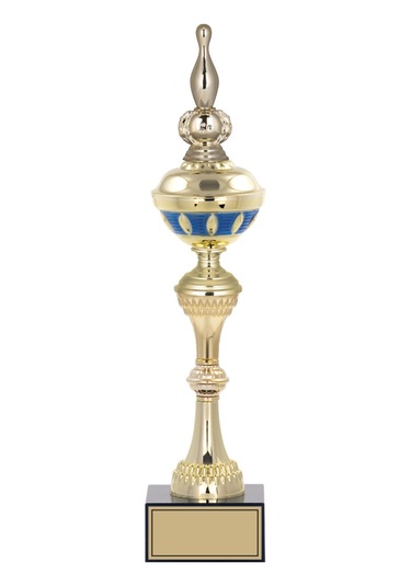 Odak Kupa - Figürlü Kupalar - Bowling / Labut Figürlü Kupalar Fg-063 B - 44 Cm Altın - Beyaz