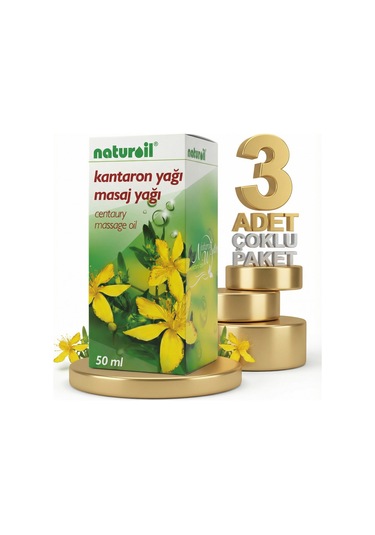 Naturoil Kantaron Yağı 3x50 Cc 50 Ml