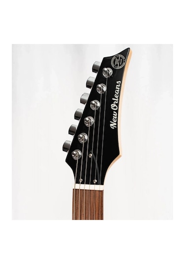 New Orleans Fts241 Mat Koyu Kahve Elektro Perdesiz Gitar