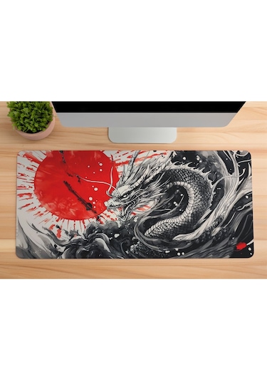 Gaming Oyuncu Xl Mouse Pad Kaydırmaz Dikişli 80 30 Cm Mousepad 55
