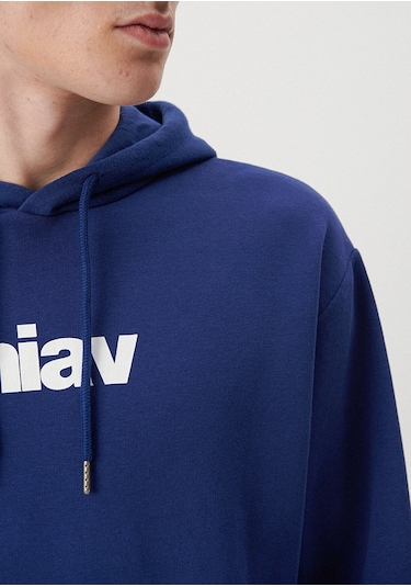 Mavi - Mavi Logo Baskılı Kapüşonlu Mavi Sweatshirt 0s10001-70722 Mavi Mavi - Mavi Logo Baskılı Kapüşonlu Mavi Sweatshirt 0s10001-70722 Mavi