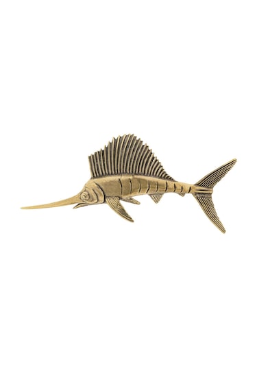 Suntek Yelken Balığı Heykelcik El Sanatları Kitaplıklar, 7,1x4,2 Cm
