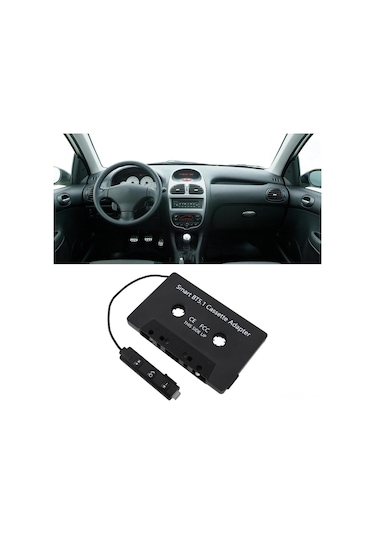 Samdoo Bluetooth 5.1 Araç Kaset Konvertörü: Akıllı Müzik Akışı, Çift Taraflı Ses, 5v Şarj Desteğiyle Araç Kaset Çalar Mt60