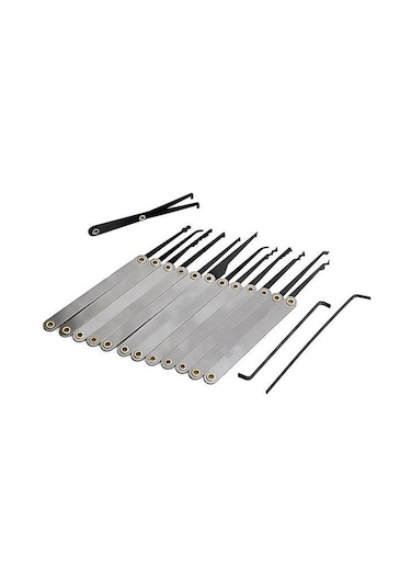 Valkyrie 15 Parça Bozuk Kilit Açma Seti + Şeffaf Asma Kilit