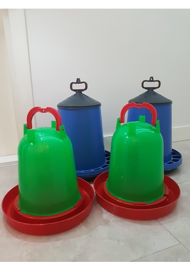 2 Adet Tavuk 15 Kg Yemlik 2 Adet 10 Lt  Suluk