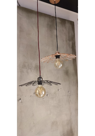 Bakır Renk 13 Farklı Model Modern Sarkıt Avize Bakır