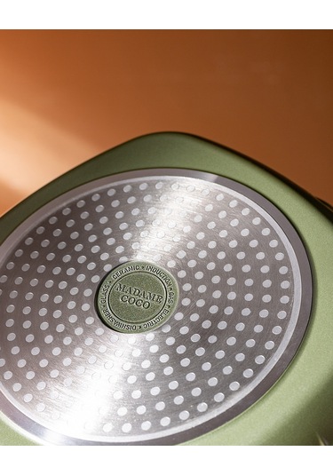 Madame Coco Freya Izgara Tavası - Yeşil - 16 CM