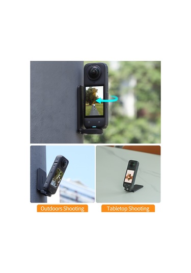 Leezsing Insta360 X4 İçin Çok Amaçlı Manyetik Tutucu Ve Ayarlanabilir Masaüstü Stand - Sunnylife X4-zj827
