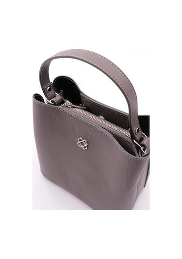 Dgn 3054 Kadın Arkasi Cep Detayli Çanta Koyu Gri