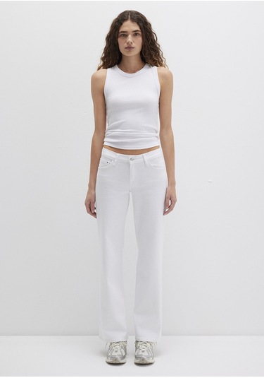 Mavi - Deli Dolu Everyday Casual Beyaz Jean Pantolon 1010485183 Beyaz