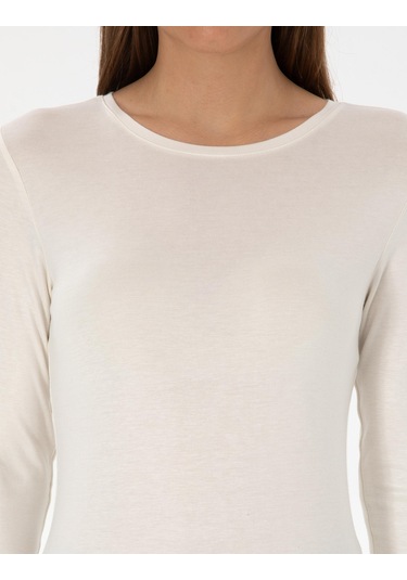 Pierre Cardin Kadın Ekru Bluz Örme 50317061-vr019 Ekru