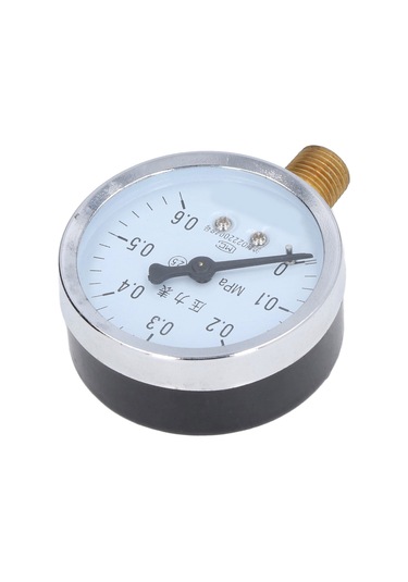 Dofolink Demir Kasa 1/4 Npt Basınç Ölçer - Su, Hidrolik, Yağ Basıncı İçin - 0-1 Mpa Aralığı - Şeffaf Gösterge - Ev, Sanayi Kullanıma Uygun