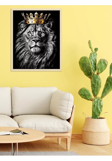 Fluid Siyah Tuval Üzerine Numaralı Resim 40x50 Cm 235784257