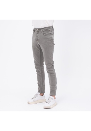 Düz Renk Erkek Kot Pantolon (550889904) Lacivert