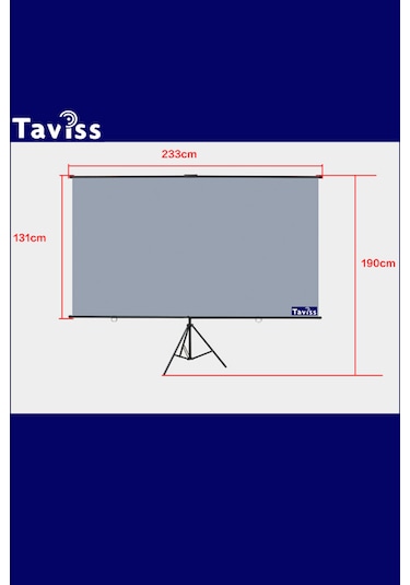 221x124 Cm Anti-light Tripod Ayaklı Taşınabilir Ve Duvar Kullanım