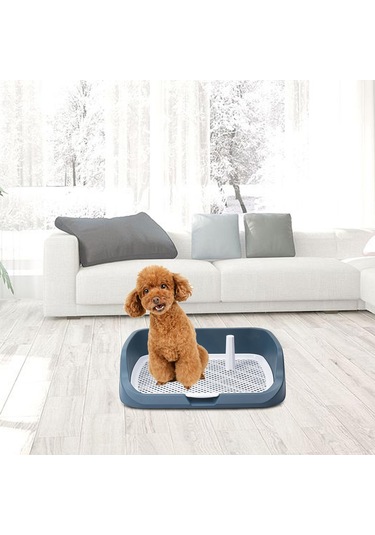 Homyl Yıkanabilir Pet Eğitim Tuvalet Tepsisi Açık-mavi