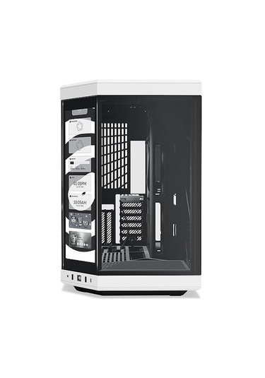 Hyte Y70 Touch Panda Temperli Cam Usb 3.2 E-atx Dual Chamber Mid Tower Bilgisayar Kasası
