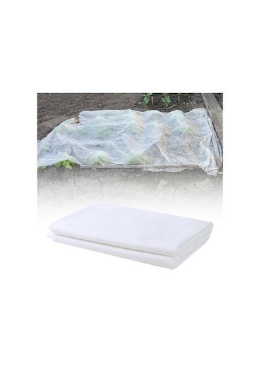 Homyl Bitki Örtüsü Yüzen Sıra Hafif Kalın Pratik Beyaz