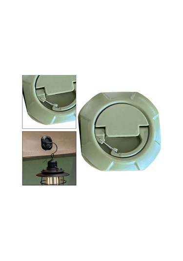 Suntek Çadır Kanopi Kancası Dişli Işık Sırt Çantasıyla Yeşil