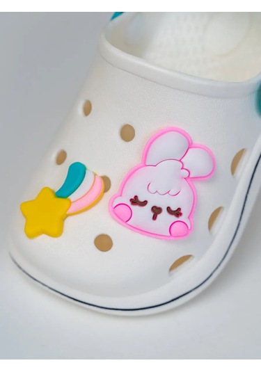 Toptoska Çocuk Saboları Kauçuk Terlikler 377566711 Beyaz