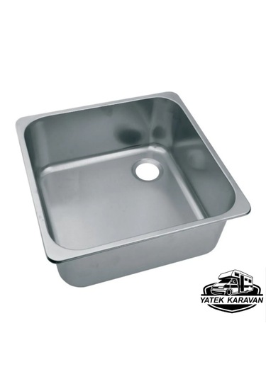 Paslanmaz Kare Evye 32.5 X 35.5 X 15 Yatek Karavan Tekne
